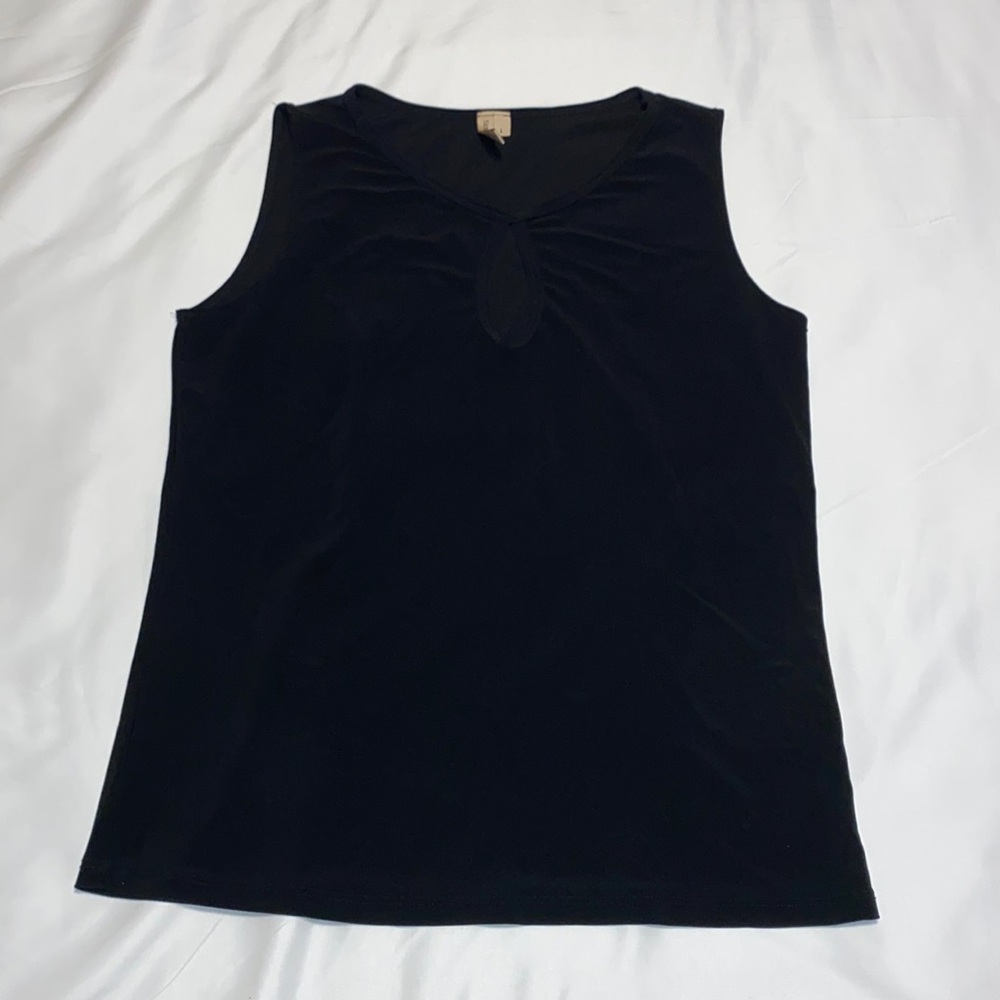 Black Saint Lawrence tank top. Size large.